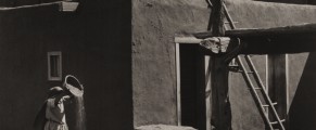 Ansel Adams, “Winnowing Grain, Taos Pueblo, New Mexico” Ansel Adams, Winnowing Grain, Taos Pueblo, New Mexico, c. 1929, 13 x 9 7/8 in.