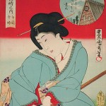 Toyohara Kunichika: “10:00 a.m.”, 1891. Ink on Paper.
