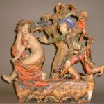 Susi Singer, “Aceton and Diana”, 1950, Earthenware, 16½in. x 19¼in. x 5in., Gift of the Fine Arts Foundation, Mr. Benjamin Kirby, and an Anonymous Donor.