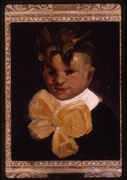 George Benjamin Luks: “Bleecker Street Kid”, c. 1914-28. Oil on Canvas.