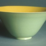 William Manker, Bowl, 1946, Earthenware, 6in. x 12¾in. x 12¾in., Scripps College, Claremont, CA.