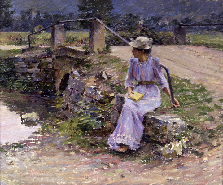 Theodore Robinson: “La Débacle”, 1892. Oil on Canvas.