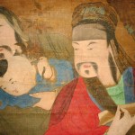 Anonymous: “The Two Stars, Gods of Happiness and Honor”, n.d. Paint on Silk.
