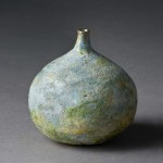 Beatrice Wood, Vase, 1960, Stoneware, glazed, 3¾in. x 3 5/8in. x 3 5/8in., Gift of Donald and Bernice McKenna.