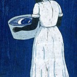 Alison Saar: “Washtub Blues”, 2000. Woodcut. Gift of Alison Saar.
