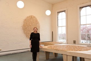 Anne Crumpacker in her studio