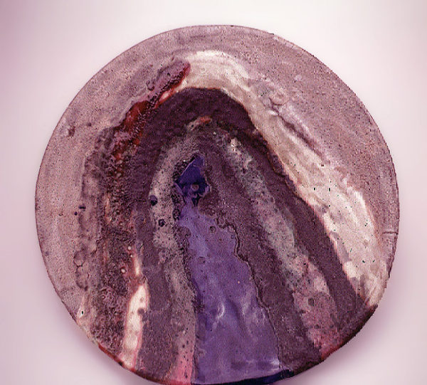 Vaea Marx, Plate, 1966, Stoneware, 15 x15 x2 ¾ in., Gift of Mr. and Mrs. Fred Marer, Scripps College